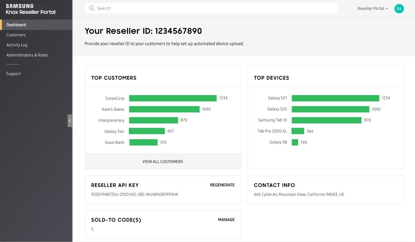 Device resellers